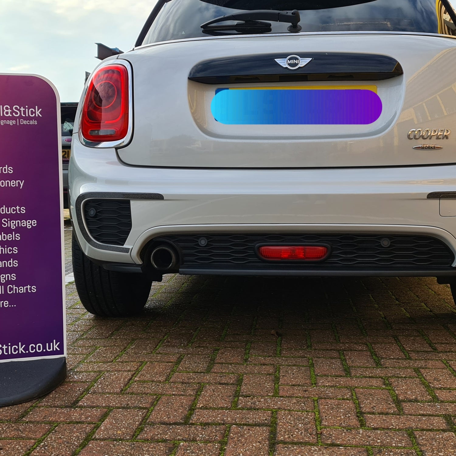 Mini F55, F56, F57 Aero Style Decals