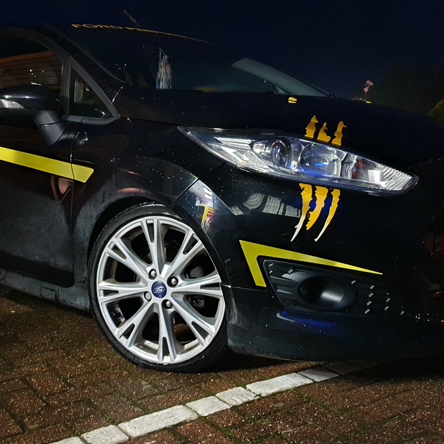 Mk7.5 Fiesta Outer Front Quarter Vinyl Decal Set (Not Mk7 or ST)