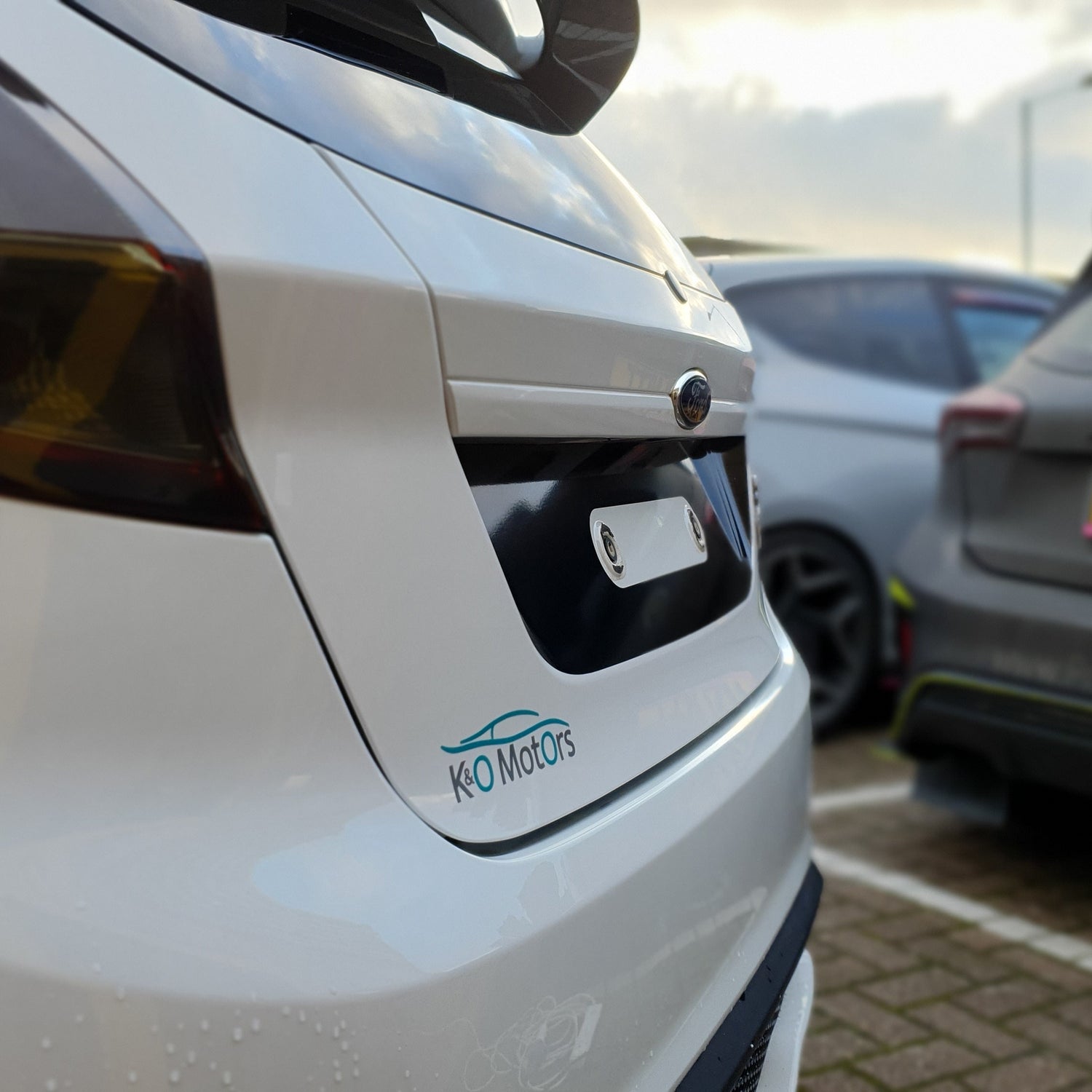 Fiesta Mk7 & 7.5 Rear Licence Plate vinyl Decal