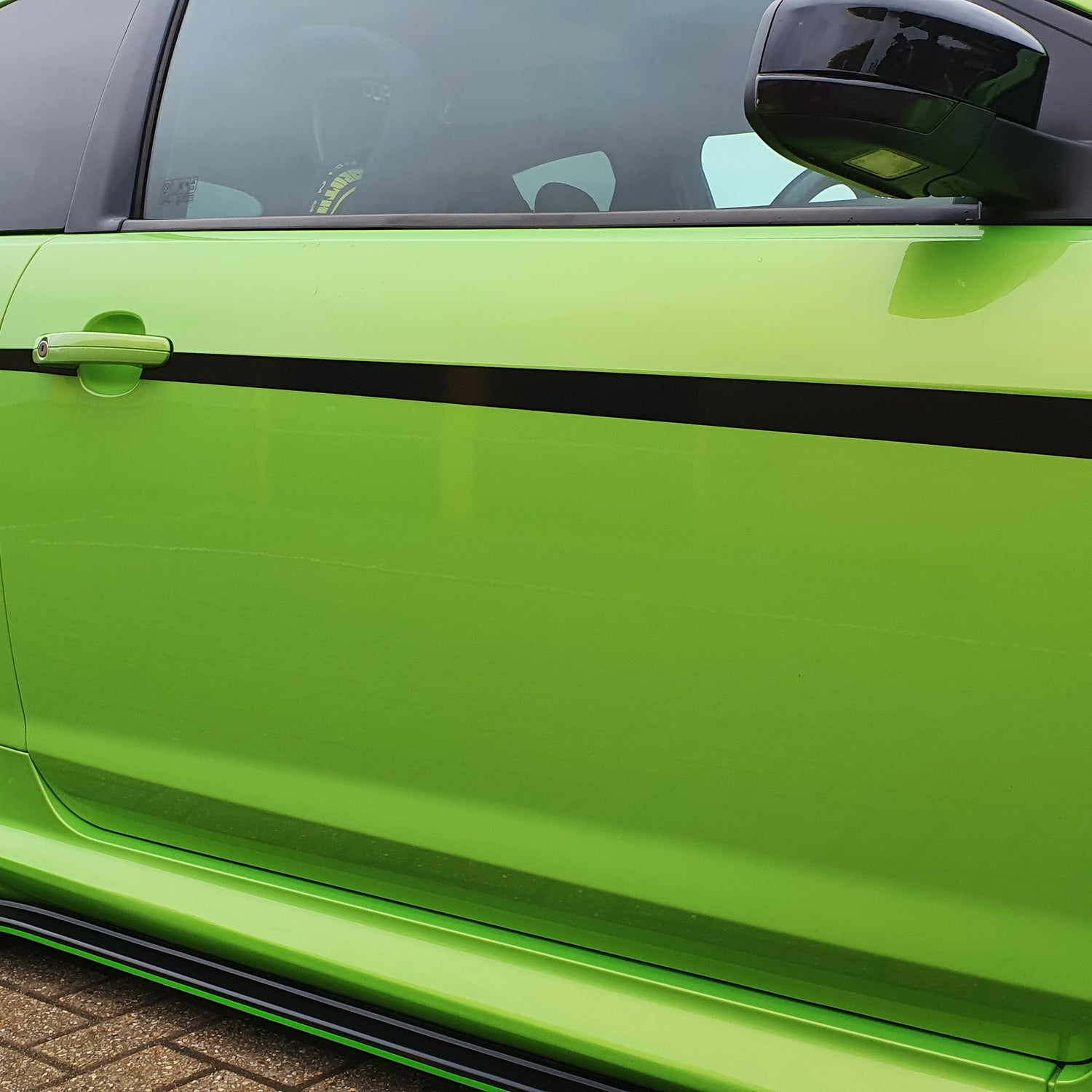 Mk2 & 2.5 Focus Upper Side Stripe Decal Set (3 Door)