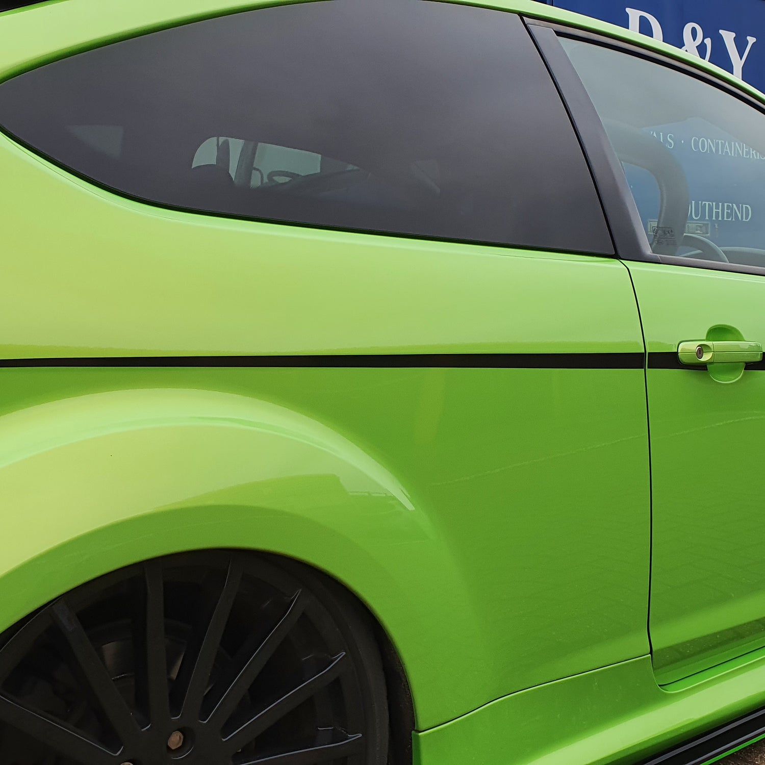 Mk2 & 2.5 Focus Upper Side Stripe Decal Set (3 Door)