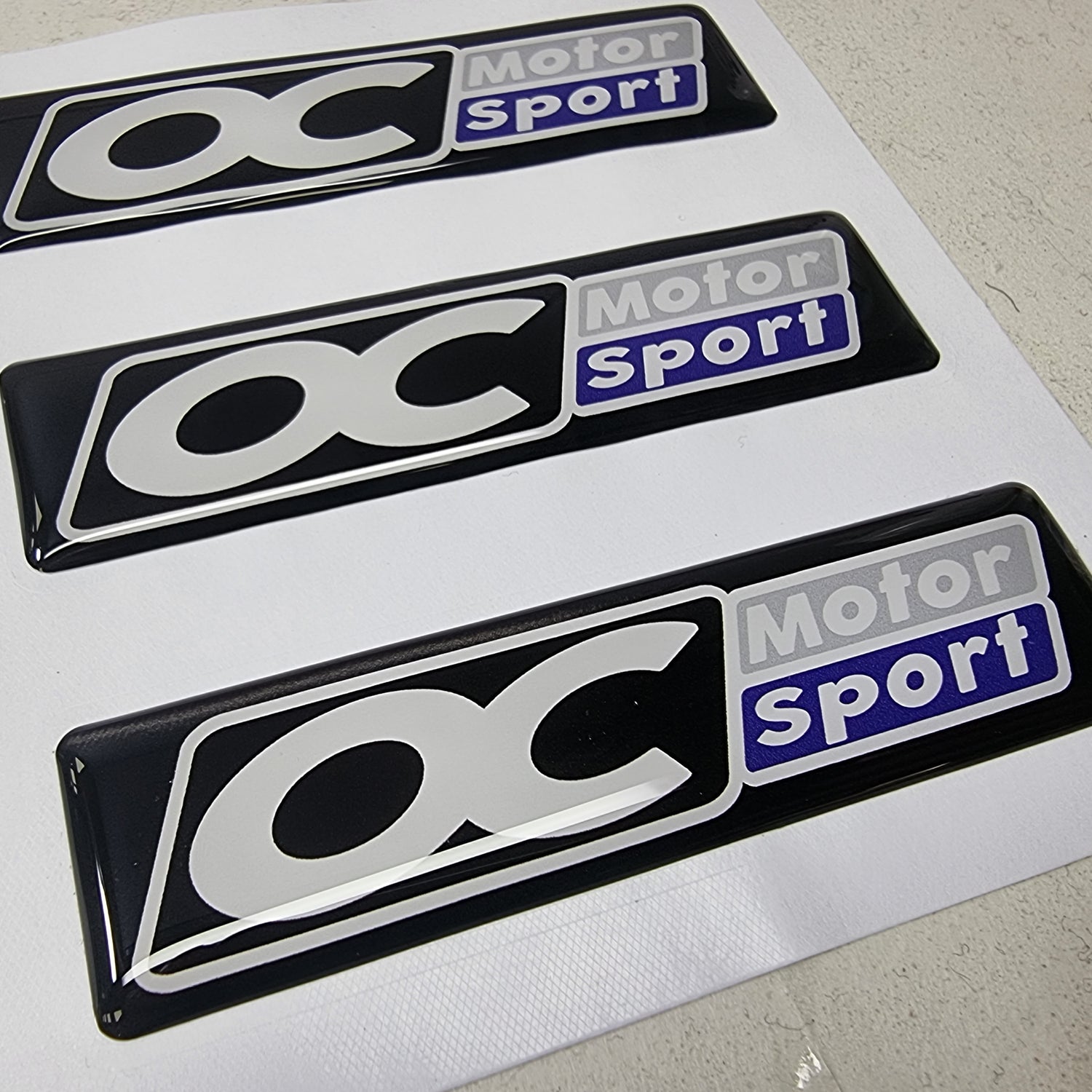 OC Motorsport Boot Lid Gel Badge