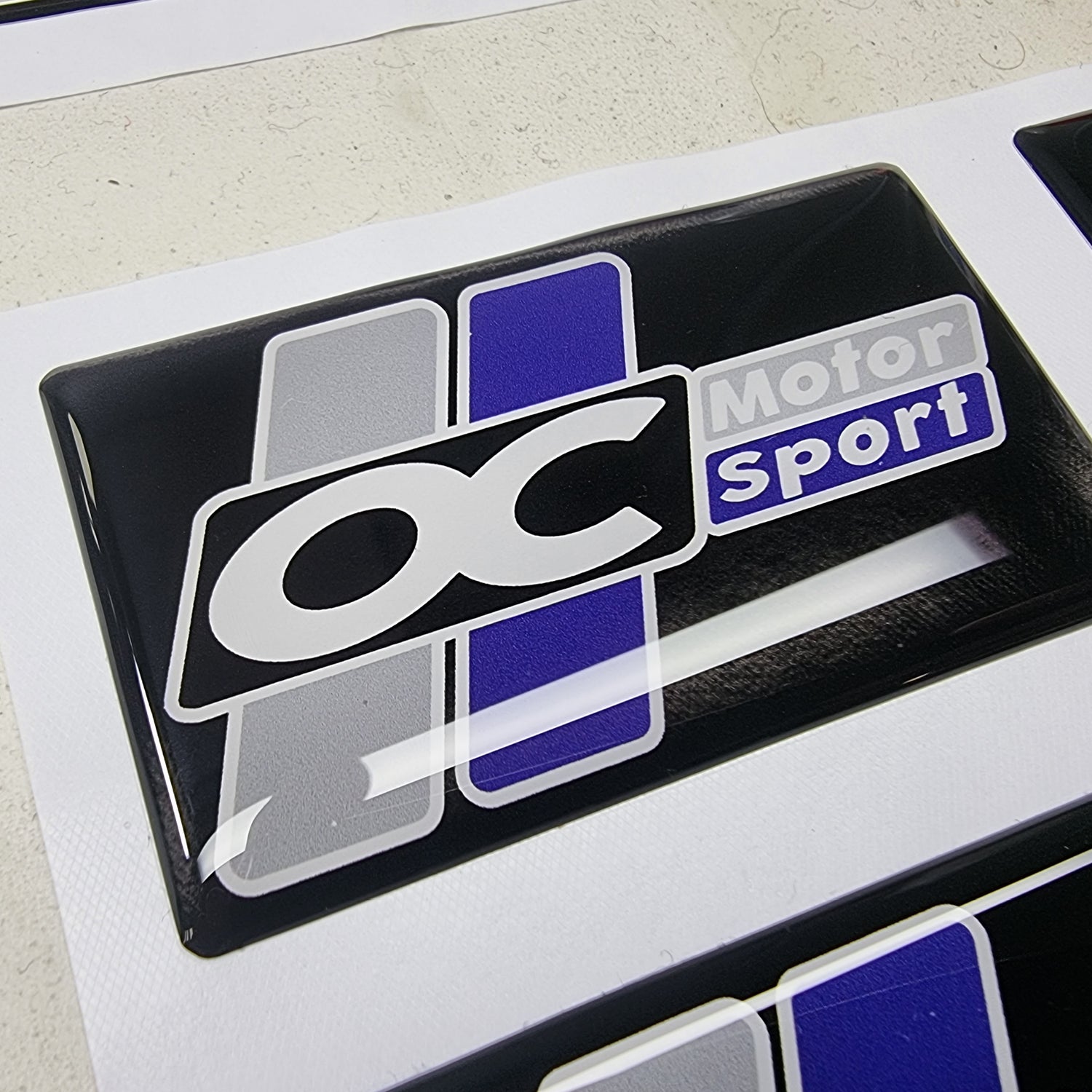 OC Motorsport Boot Lid Gel Badge