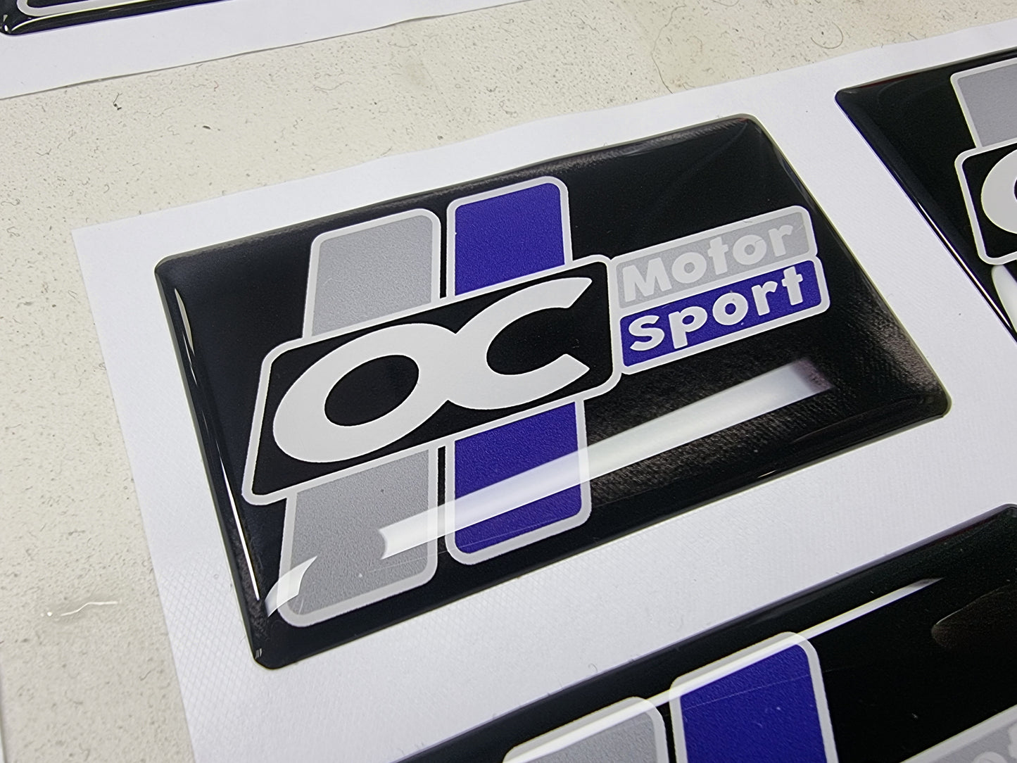 OC Motorsport Boot Lid Gel Badge