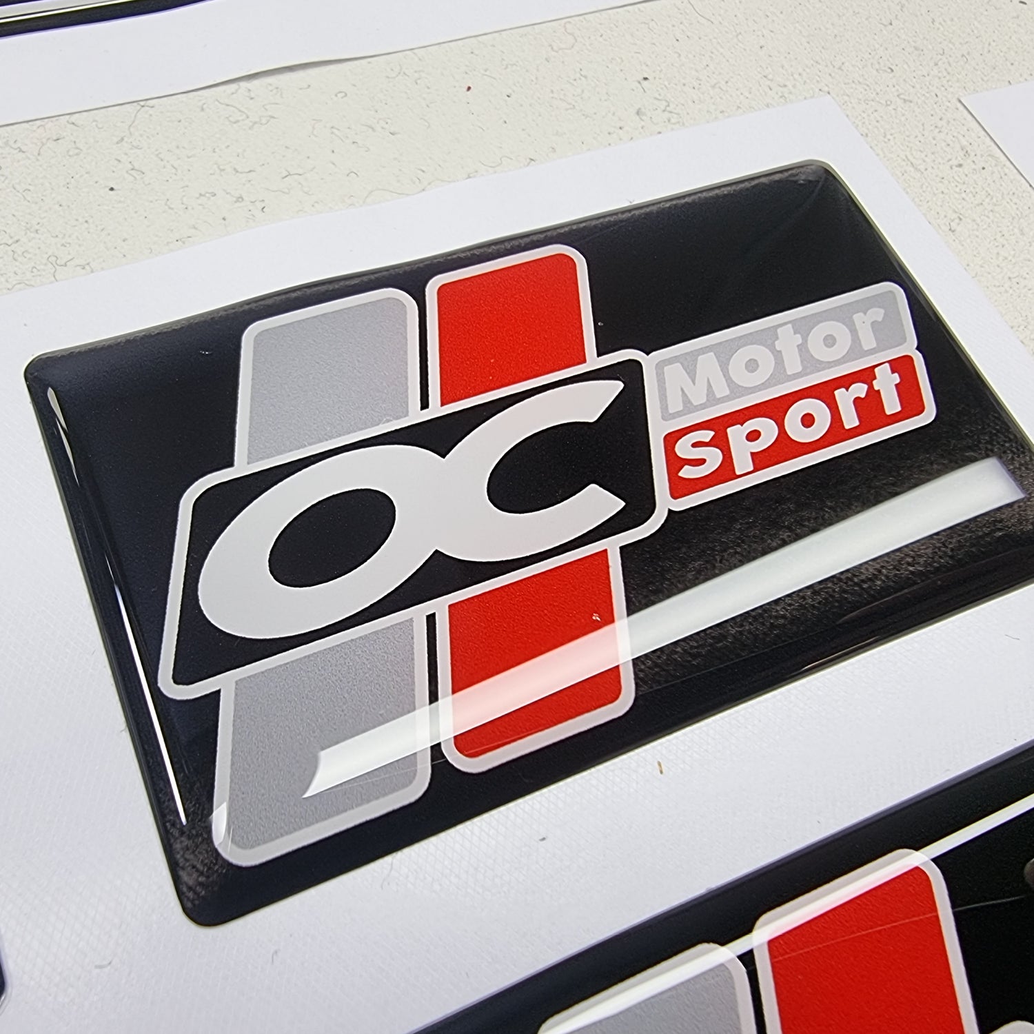 OC Motorsport Boot Lid Gel Badge