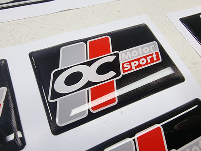 OC Motorsport Boot Lid Gel Badge