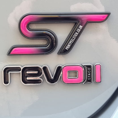 REVO Boot Badge Gel Inserts ("o" & stage numbers only)