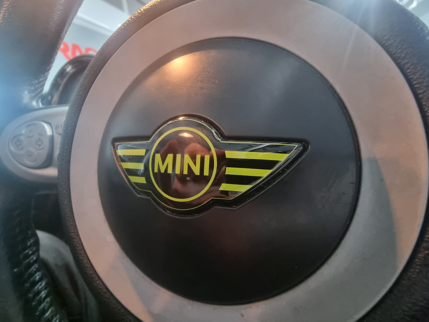 Mini Steering Wheel Gel Badge Overlay