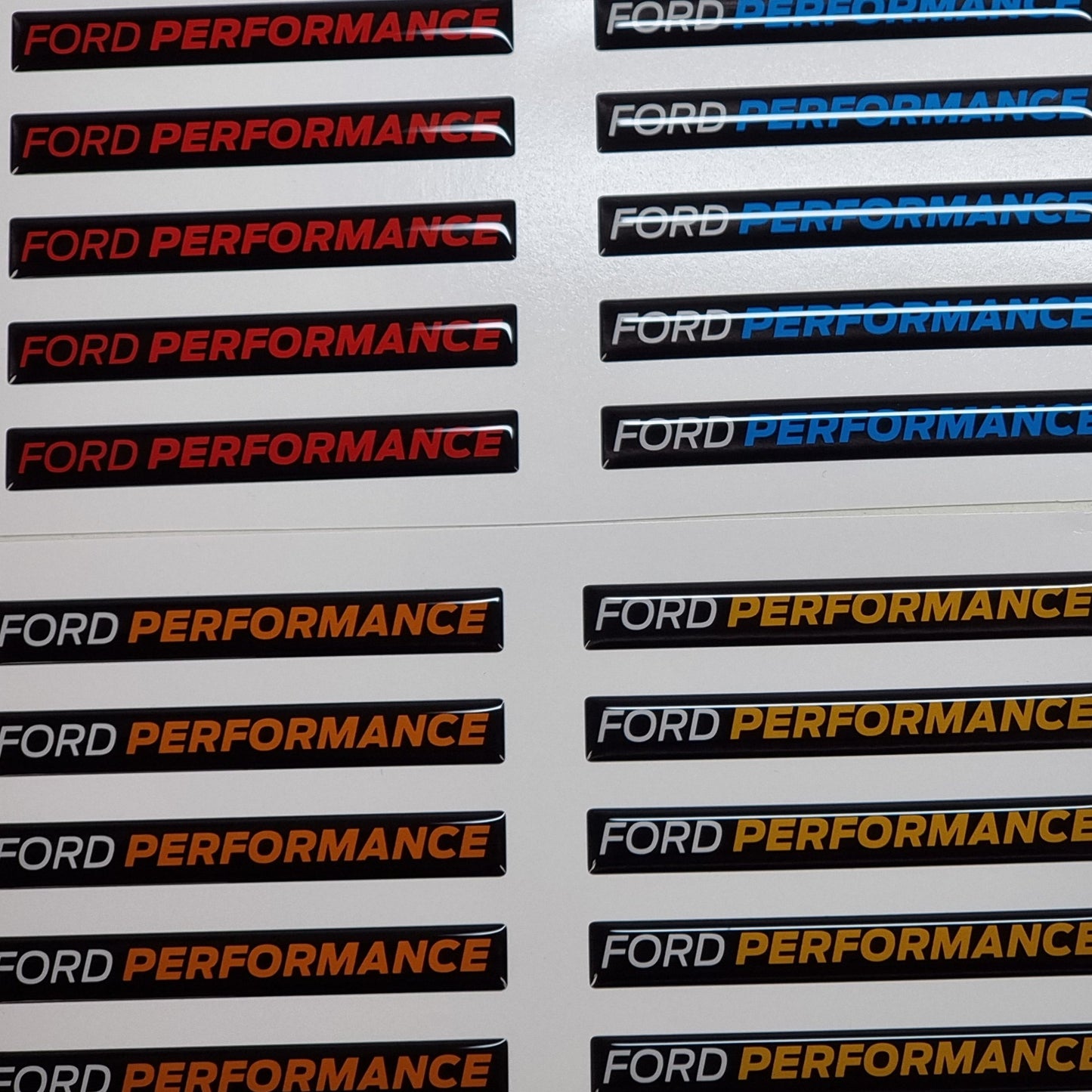 Ford Performance Gel Badge