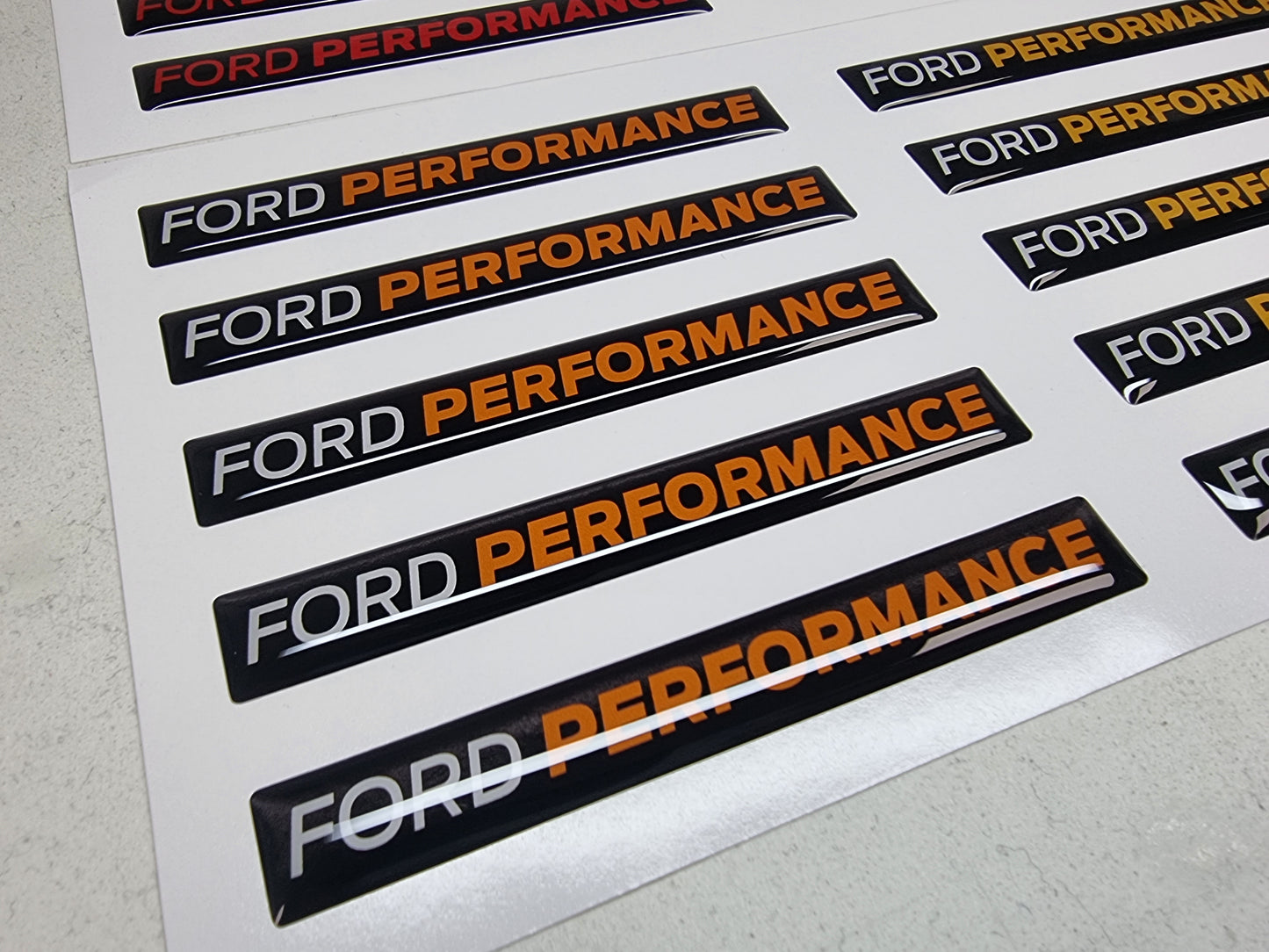 Ford Performance Gel Badge