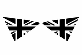 Mk8 Fiesta Union Jack Window Vinyl Decal