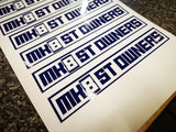 MK8STOC Club Stickers