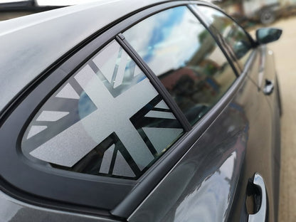 MK4 Focus Union Jack Rear Window Flag Decal Set (Pair)