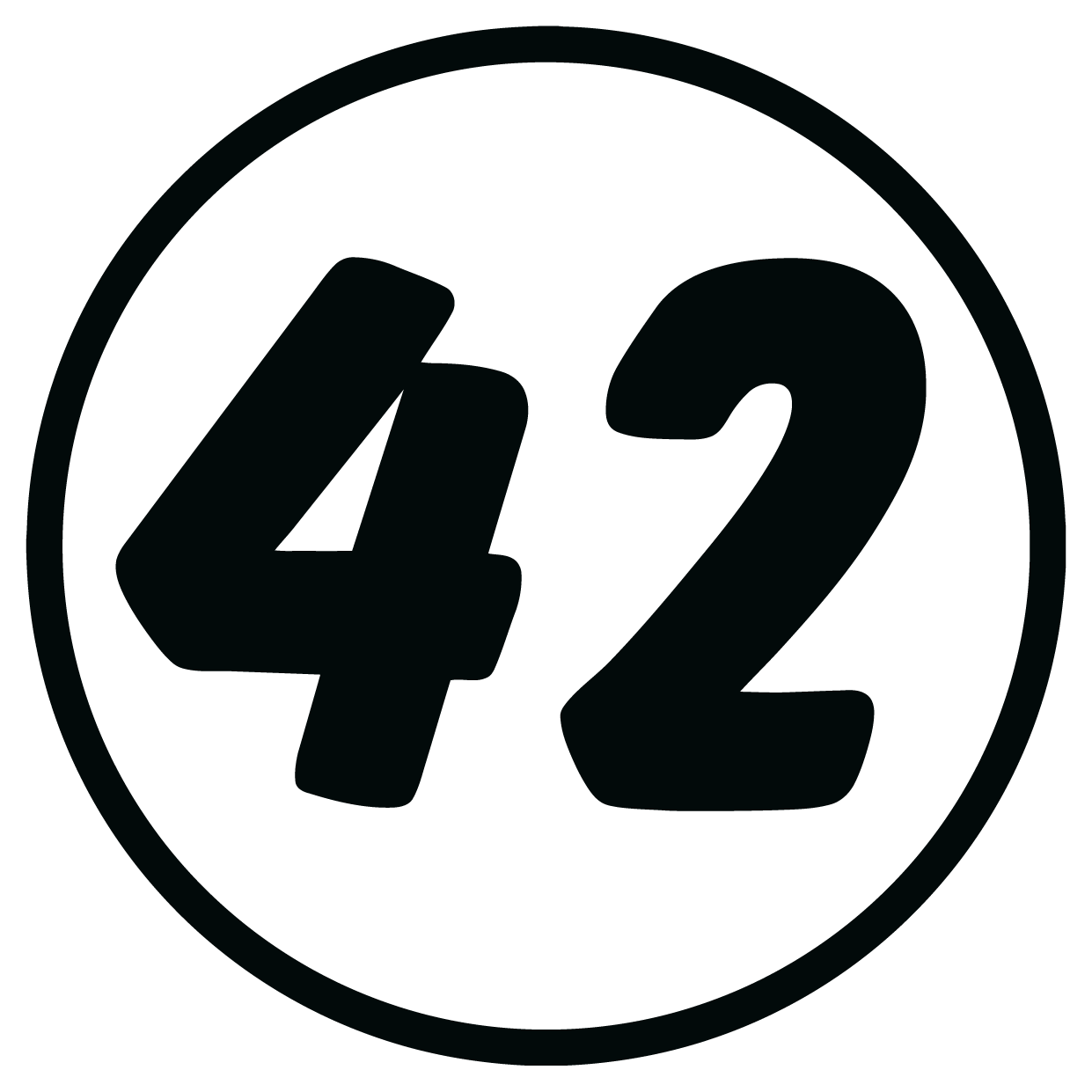 42 Sticker