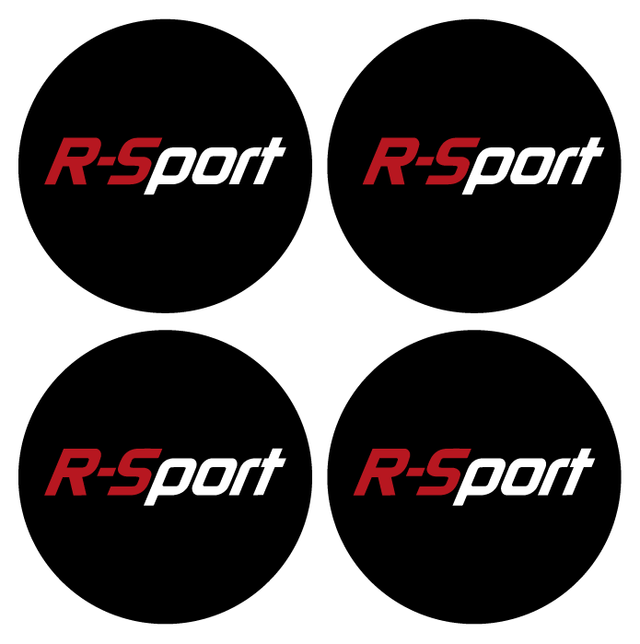 Wheel Centre Cap Gels (Set of 4) - R-Sport - Centre Cap Gel Badges - Pumaspeed