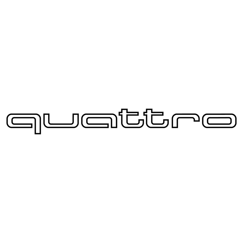 Quattro Razor Brand Logo Quattro Decal Stickers – PrintPeel&Stick Ltd