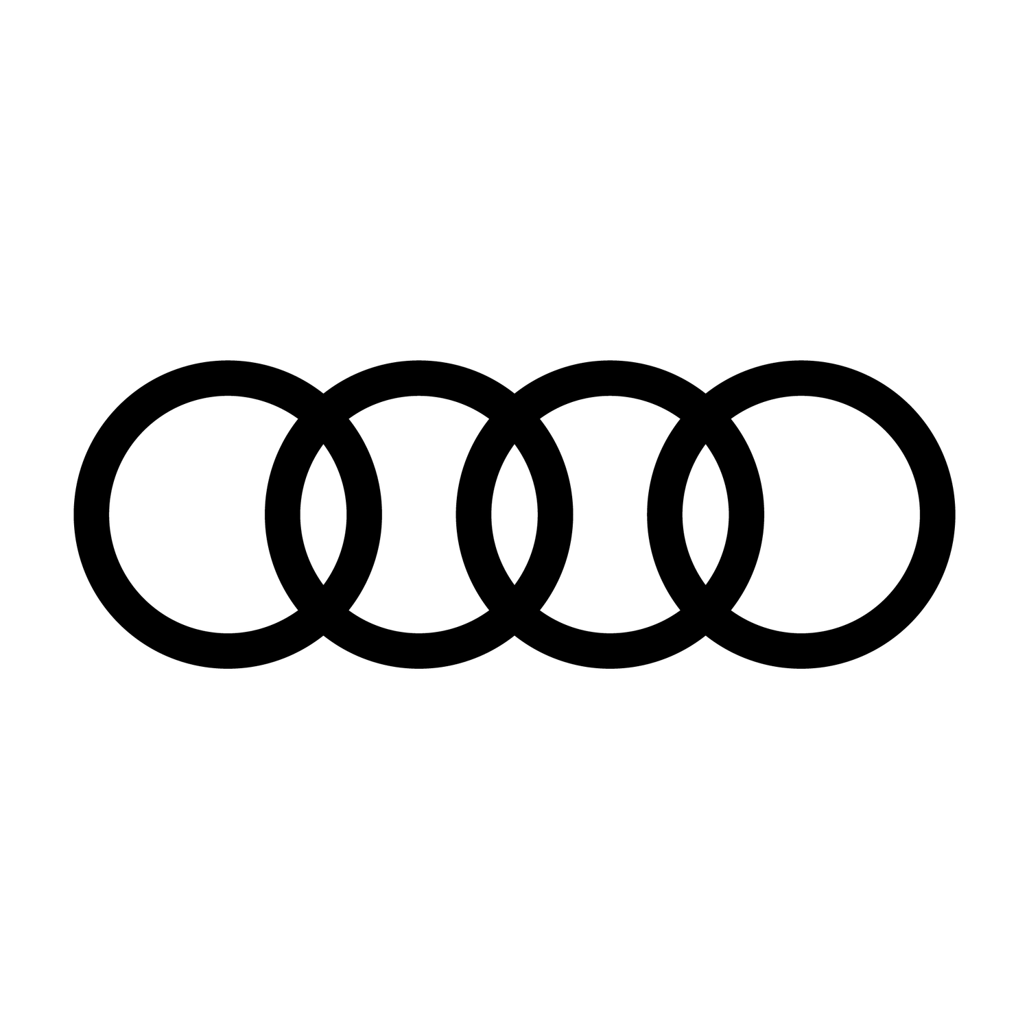 AUDI Rings Decal Stickers (Singles)