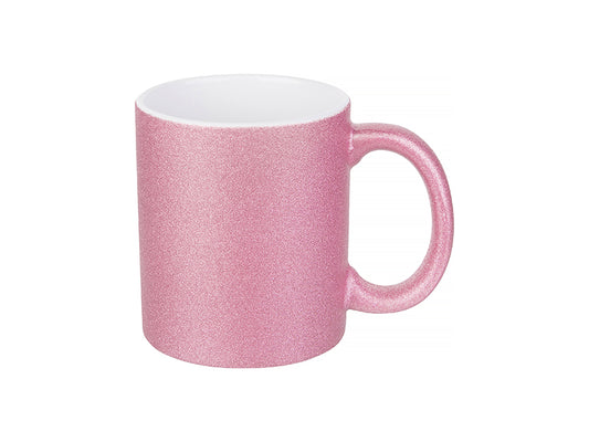 Sublimation Pink Glitter Mug