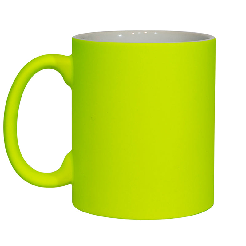 Sublimation Fluorescent Yellow Mug