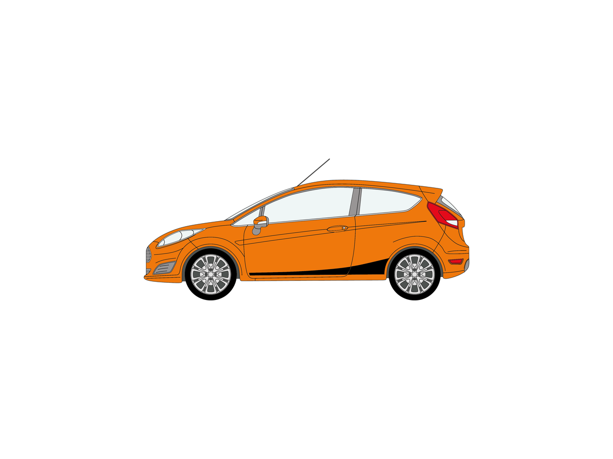 Mk7 & 7.5 Fiesta Lower Side Stripe Decal Set