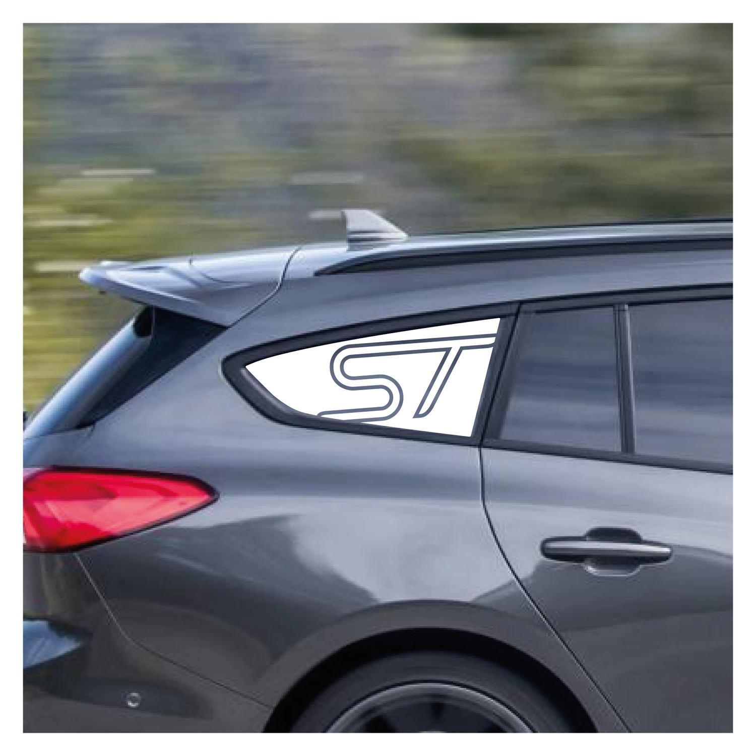 MK4 Focus ST Logo Rear Window Decals