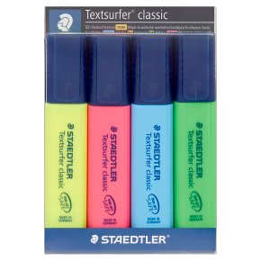 Staedtler Textsurfer Classic Highlighters 4pk