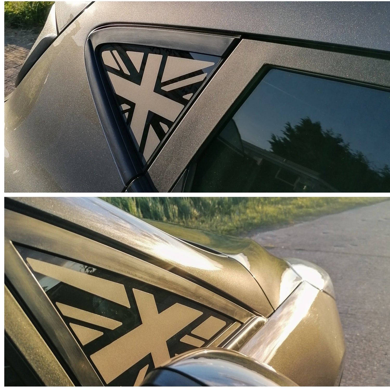 Mk8 Fiesta Union Jack Window Vinyl Decal