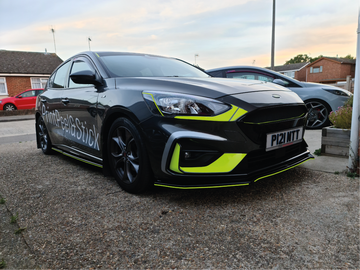 Mk4 Focus ST & ST Line Inner Front Quarter Vinyl Decal Set