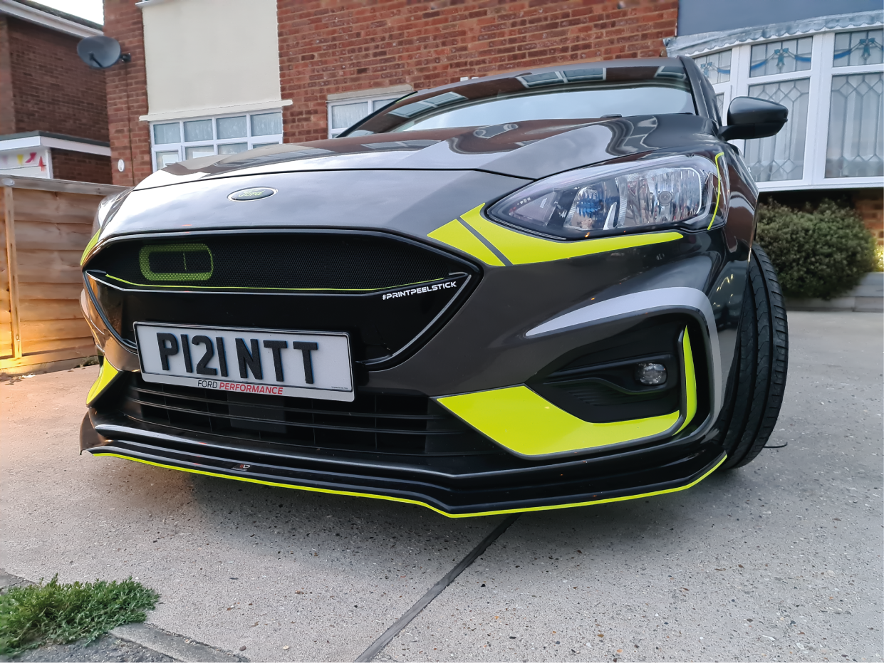 Mk4 Focus ST & ST Line Inner Front Quarter Vinyl Decal Set