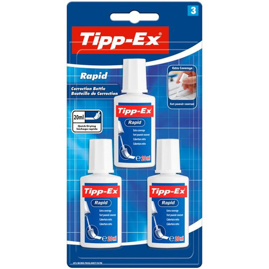 Tipp-Ex Correction Fluid 3 Pack (3 x 20ml)