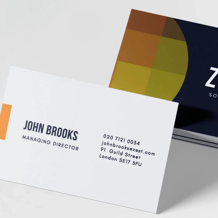 450gsm Soft Touch Laminated Business Cards