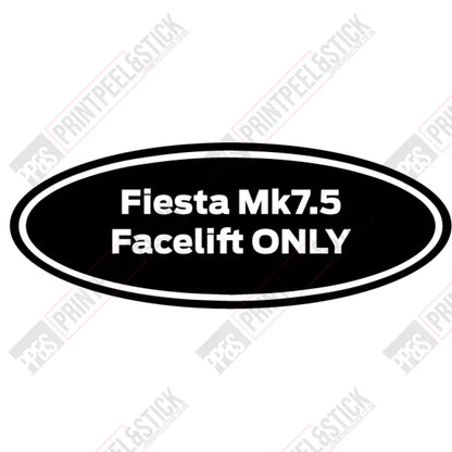 Oval Gel Badge Overlays - Mk7.5 Fiesta (Facelift)