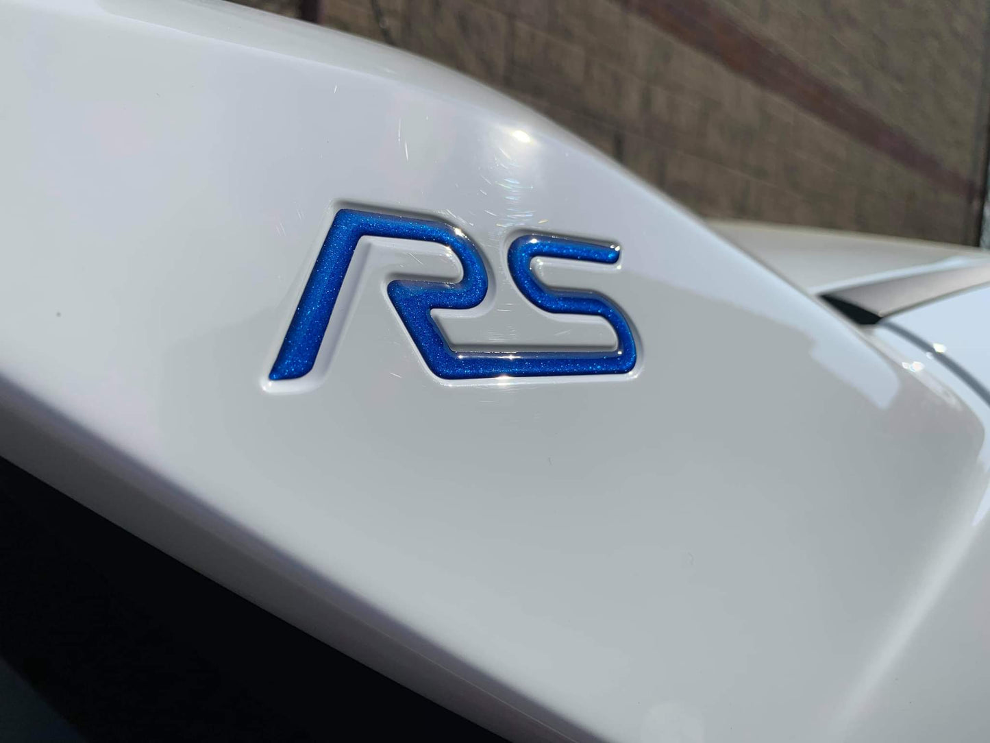 Focus Mk3 Rear Spoiler RS Badge Gel Inlays / Inserts (Set of 2)