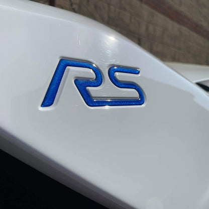 Focus Mk3 Rear Spoiler RS Badge Gel Inlays / Inserts (Set of 2)