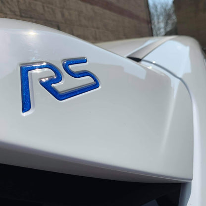 Focus Mk3 Rear Spoiler RS Badge Gel Inlays / Inserts (Set of 2)