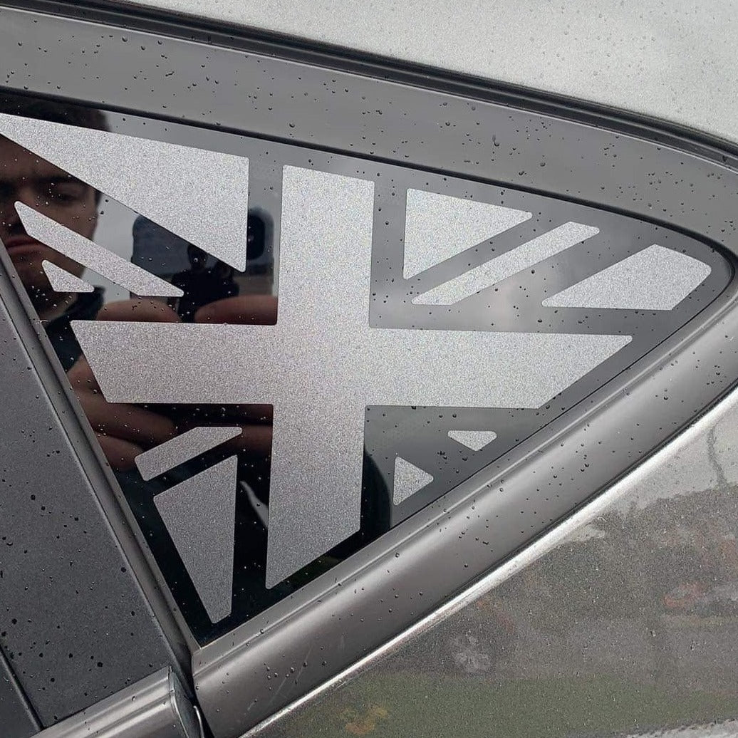 Mk8 Fiesta Union Jack Window Vinyl Decal