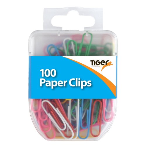 Tiger Paper Clips (Pack of 100)
