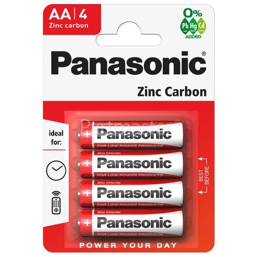 Panasonic AA Zinc Carbon Batteries